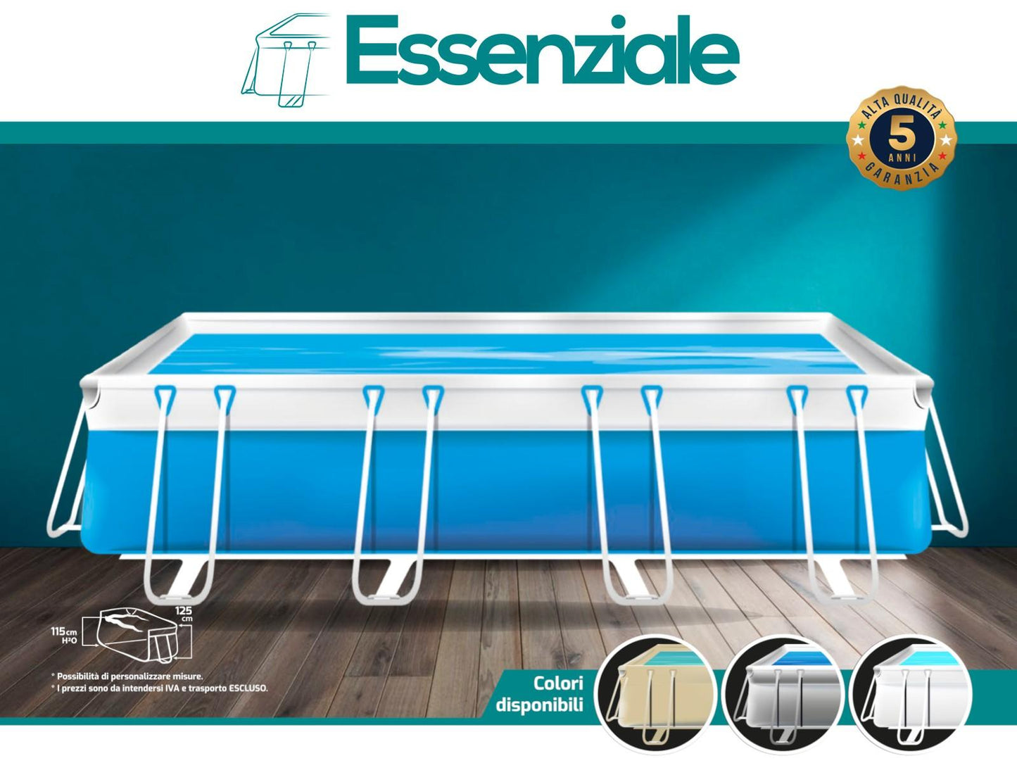 PISCINA FUORI TERRA ESSENZIALE M