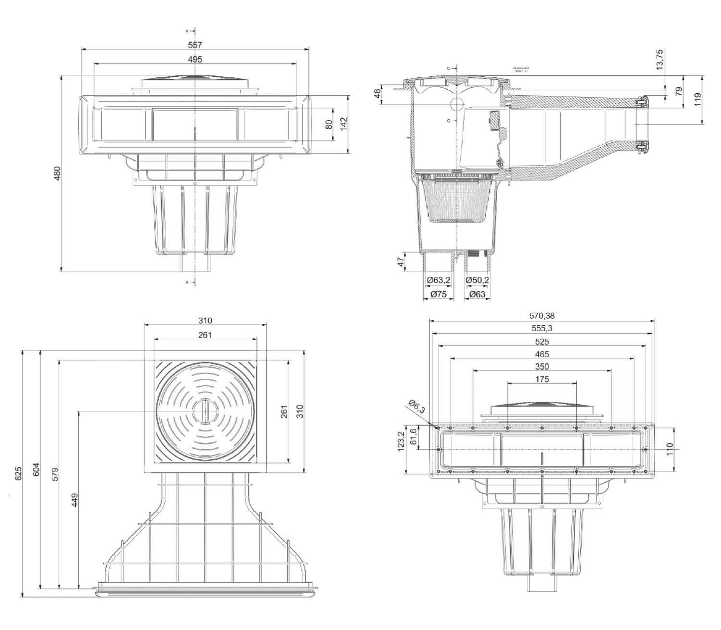 SKIMMER SFIORATORE PERFORMANCE WHITE