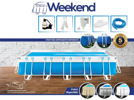 PISCINA FUORI TERRA WEEKEND L 140 KIT