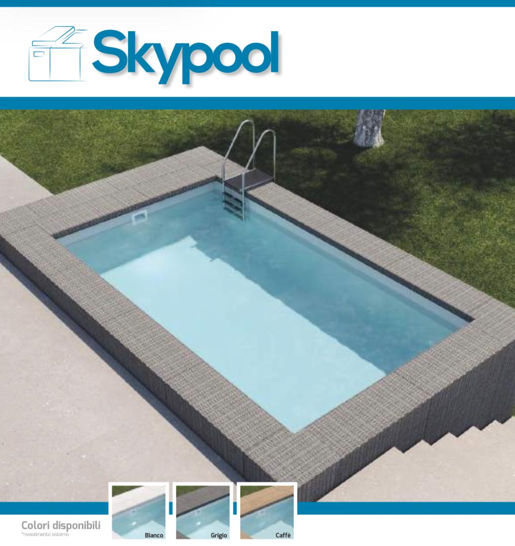 Piscina fuori terra SKYPOOL 400x800