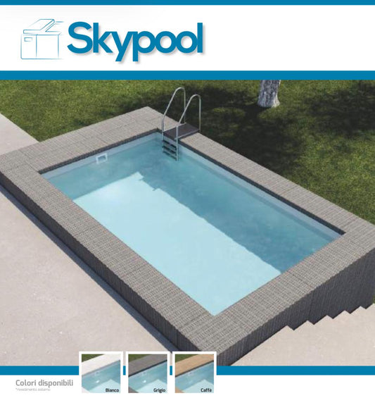 Piscina fuori terra SKYPOOL 400x800